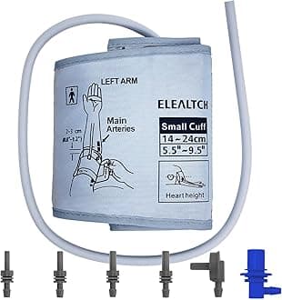 Child Small Cuff Compatible with Most BP Monitors 5.5”-9.5” Inches (14-24CM) Blood Pressure Cuff ARM BP Replacement Cuff for Pediatric and Women S(Small)