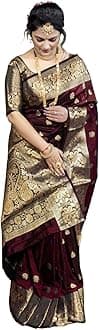 Avantika Fashion Women's Kanjivaram Soft Semi Silk Banarasi Sarees With Blouse Piece.