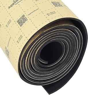 Sound Deadening Mat 157mil(4 mm) 18.08sqft - Closed Cell Foam Car Sound Deadening Material - Self-Adhesive Hood Insulation Heat Shield Auto Sound Dampening