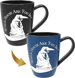 WOW! STUFF Harry Potter Sorting Hat Mug - Ravenclaw | Heat Reveals Your Hidden Hogwarts House | Pour in Your Hot Drink to See Your House | Official Licensed Mug