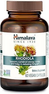 Rhodiola Rosea - Herbal Energy Supplements for Supporting Stress Relief, Energy, and Exercise Endurance - Vegan, Gluten Free, 250 mg, 60 Capsules
