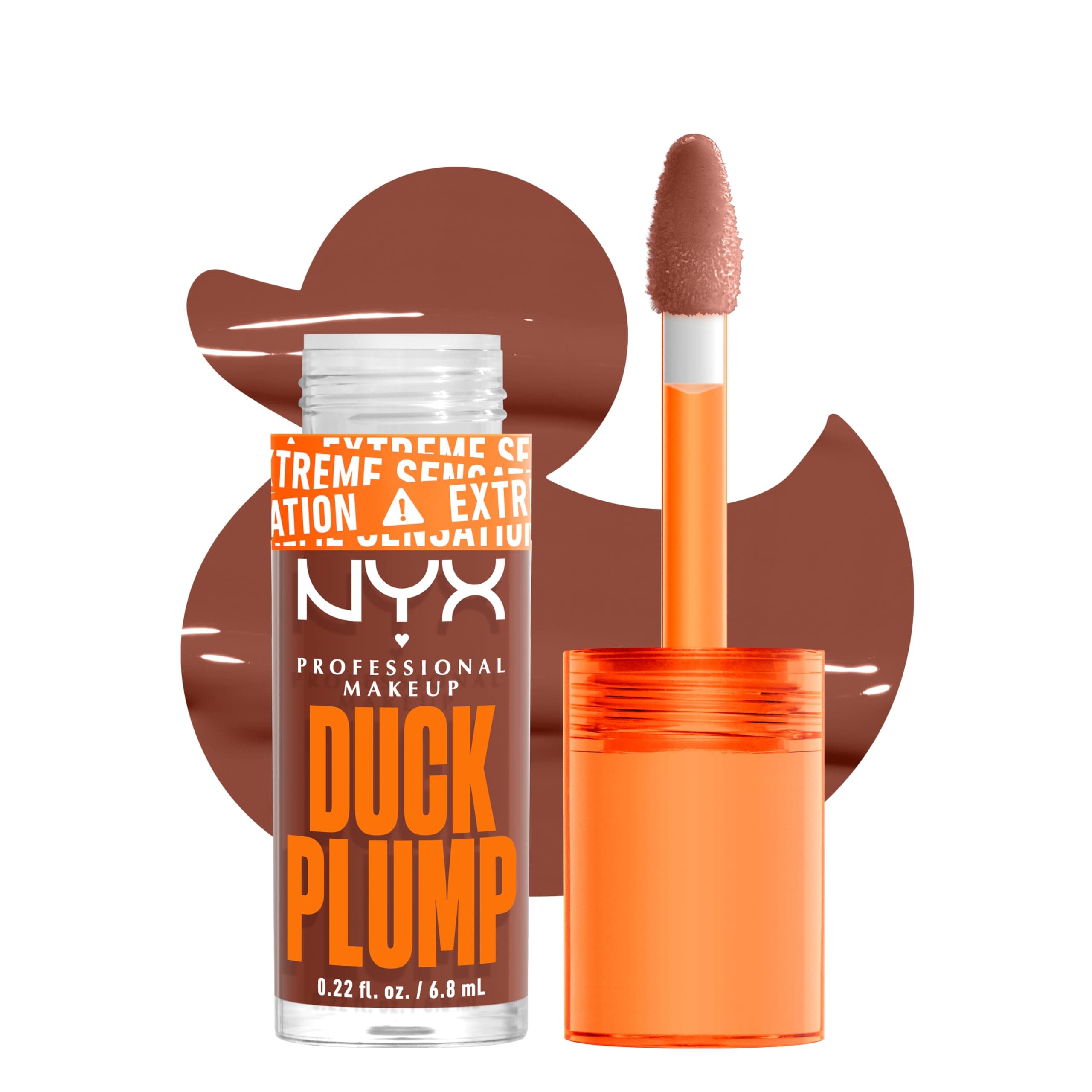 NYX PROFESSIONAL MAKEUP DUCK PLUMP LIP PLUMPING LACQUER - MOCHA ME CRAZY