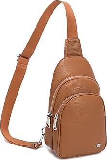 INICATCrossbody Sling Bags Fanny Packs Leather Purses Chest Bag for Women