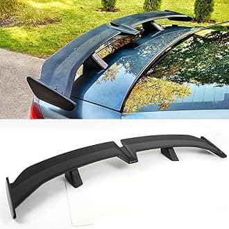 DREAMIZER Universal Spoiler,54 inch Car Spoiler Pro Style Trunk Spoiler Compatible with Toyota Corolla Honda Civic Nissan Altima and More (Black, 54 inch)