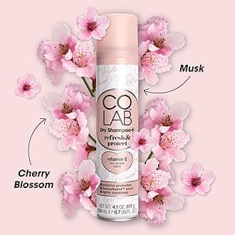 COLAB+ Dry Shampoo, Refresh & Protect, 200ml, 6 Pack - No Fuss, All Hair Types, Fresh Scent