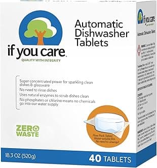 IF YOU CARE Automatic Dishwasher Tablets, 40 Count