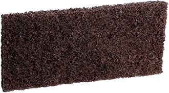 3M Doodlebug Brown Scrub 'N Strip Pad 8541, 4.625 in x 10 in (20 count)