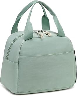 LEDAOU Lunch Box for Women Insulated Lunch Bag Cute Lunchbox Compact Cooler Thermal Reusable Lunch Tote for Work School Picnic Travel