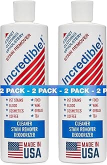 Stain Remover - Instant Spot Remover For New and Old Stains - Blood, Red Wine, Coffee, Urine, Cosmetics, Pet Stains and Odor Eliminator - Carpets, Mattress, Laundry, 16.oz (2 Pack)