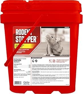 Rodent Stopper, Granular Animal Stopper Repellent, All Natural, Effective All Year Round, Safe for People and Pets, No Harsh Chemicals, Ready to Use, Rodent Repellent - 40 lb Bulk