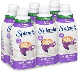 SPLENDA Sugar Free Sweet Cream Coffee Creamer, 32 Fl Oz (Pack of 6)