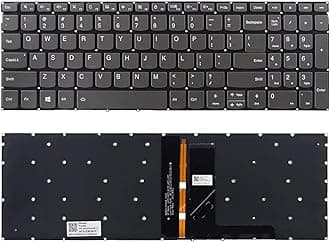 Replacement Keyboard with Backlight Compatible with Lenovo Ideapad 3-15ADA 3-15ARE 3-15IGL 3-15IML 330S-15ARR 330S-15AST 330S-15IKB S340-15API S340-15IWL.V130-15IGM