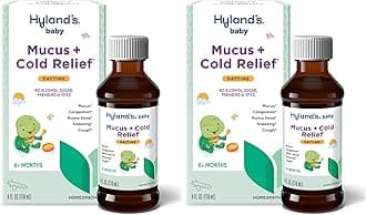 Baby Mucus and Cold Relief, Daytime Baby Medicine, Infant Cold and Cough Remedy, Decongestant, 4 Fluid Ounce (Pack of 2)