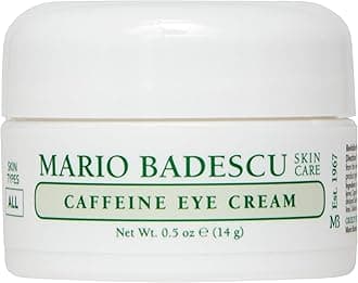 Caffeine Eye Cream for All Skin Types | Visibly Decreases Dark Circles and Under Eye Bags, Formulated with Caffeine & Squalane, 0.5 Oz (Pack of 1)