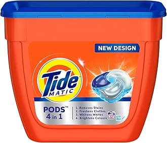 Tide Matic 4in1 PODs Detergent Pack 32 ct -for Top & Front load washing machine only