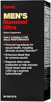 GNC Men's Staminol Ultra, 60 Caplets, Supports Sexual Health and Vitality