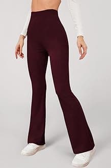 DHRUVI Trendz Women's Regular Pant Dt-Tr772 (Dt-Tr772_Maroon), XS, Mid Rise