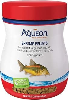 06188 Shrimp Pellets Fish Food, 3-1/4-Ounce