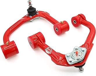 Front Upper Control Arms for 2004-2024 Ford F150, 1-4" Lift Tubular Control Arms Replacement OEM, Adjustable Ball Joints, Polyurethane Bushings