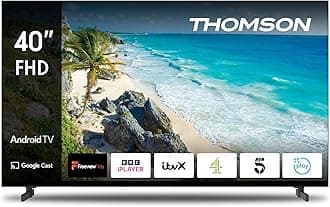 Thomson 40 Inch (101 cm) Full HD Smart Android TV (Wi-Fi, Voice control, Google Cast, Triple Tuner, CI+ Slot) - 40FA2S14UK - 2023
