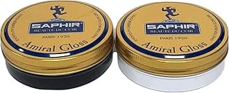 Saphir Amiral High Gloss Wax Polish 50ml - Black and Neutral (Black and Neutral)