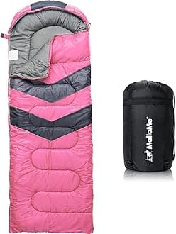 Sleeping Bags for Adults Cold Weather & Warm - Backpacking Camping Sleeping Bag for Kids 10-12, Girls, Boys - Lightweight Compact Camping Essentials Gear Accessories Hiking Sleep Must Haves