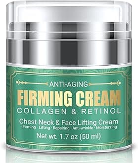 Anti Aging Firming Neck Cream - Anti Wrinkle Collagen Cream, Face Moisturizer Retinol Cream, Chest Neck & Face Cream Repairing|Lifting|Moisturzing Skin Care for Men | Women(1.7 OZ)