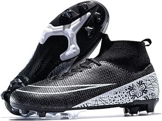 curunectUnisex-Adult Soccer Cleats Lightweight Futsal Training Football Shoes for Big Boys