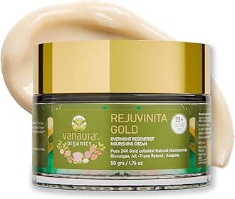 Rejuvinita Gold 23+ | Overnight Cream for Glowing Skin | Anti Ageing Night Cream for Women and Men | Pigmentation & Wrinkles | Tanning & Dullness| for 23-31 Age groups