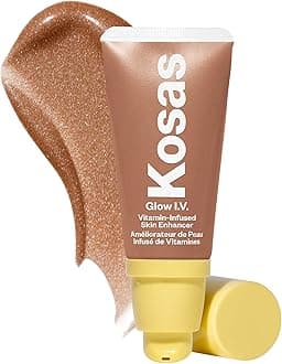 Kosas Glow I.V. Vitamin-Infused Skin Enhancer Face Makeup - Tinted Beauty Highlighter for a Healthy Glow - Awaken
