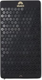 Acupressure Mat for Relaxation, Massage Muscles, Aid Sleep & Unlock Inner Tension, Similar to Acupuncture, No Needles Required (Premium, Level 3, Shakti Black)