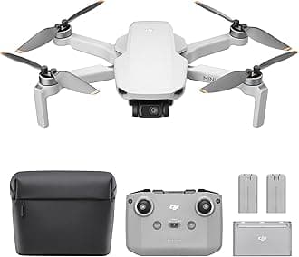 Mini 4K Fly More Combo, Drohne mit 4K UHD Kamera für Erwachsene, unter 249 g, 3-Achsen Gimbal Stabilisierung, 10 km Videoübertragung, autom. Rückkehr, 3 Akkus min für 93 Flugzeit, C0, QuickShots