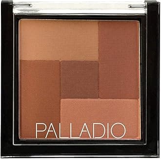 Palladio 2-In-1 Mosaic Blush & Bronzer (Spice) - Silky Smooth Pressed Powder With 5 Blendable Shades From Shimmering Pinks To Golden Browns, Rich Pigment, Flawless Finish, Vegan & Cruelty-Free