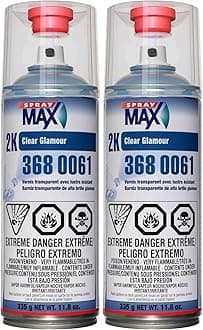 Spray max USC 2k High Gloss Clearcoat Aerosol (2 PACK)