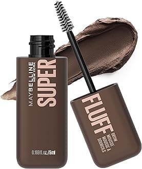 Superfluff Volumizing Brow Mousse, All Day Tinted Brow Gel For Soft Full Brows, Deep Brown, 1 Count
