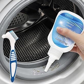Sugelary Mold Stain Cleaner Gel, 8 Fl oz All-Purpose Gel with Brush for Home Use on Washing Machine Gasket, Bathroom Grout, Sink, Shower, Caulk, and Front Loader Seal