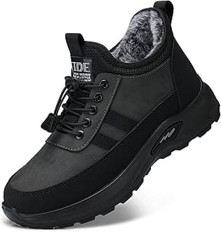 SHIBEVER Winter Snow Boots for Women: Warm Fur Lined Ankle Booties Comfortable Slip on Waterproof Outdoor Short Shoes