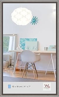 walther Design Picture Frame Steel 10 x 18 cm New Lifestyle Plastic Frame KV118D