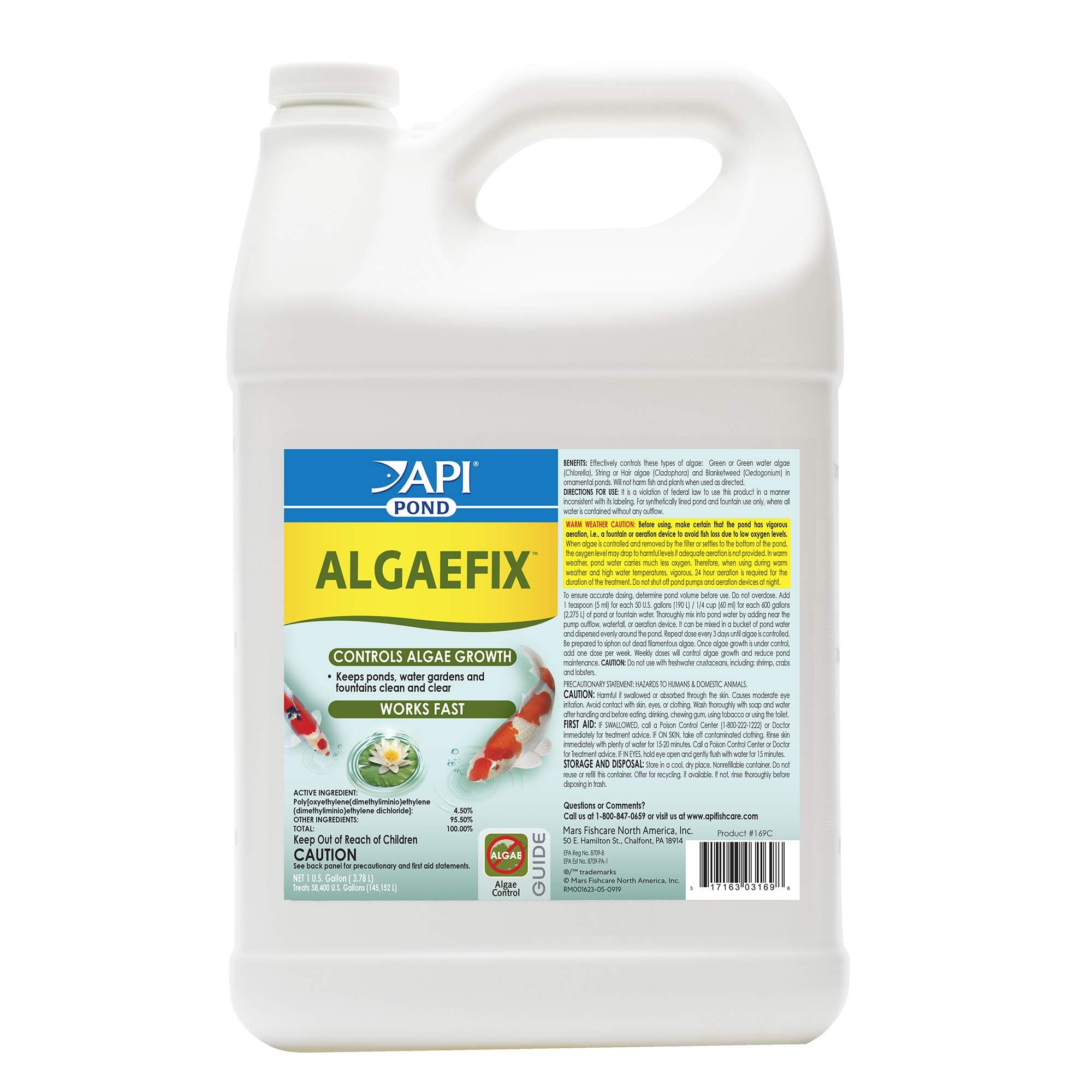 pond ALGAEFIX Algae Control Solution 1-Gallon Bottle
