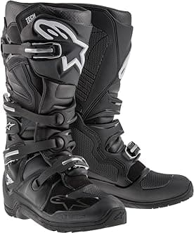 Alpinestars Tech 7 Enduro Motocross Boots Grey Size