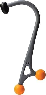Trigger Point Performance TRIGGERPOINT THERAPY AcuCurve Massage Cane for Neck, Back and Shoulders, Gray/Orange