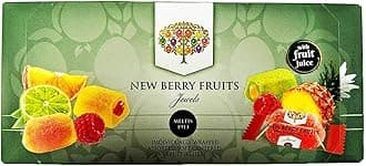New Berry Fruits Jewels Assorted Fruit Jellies with Soft Center 300g Box