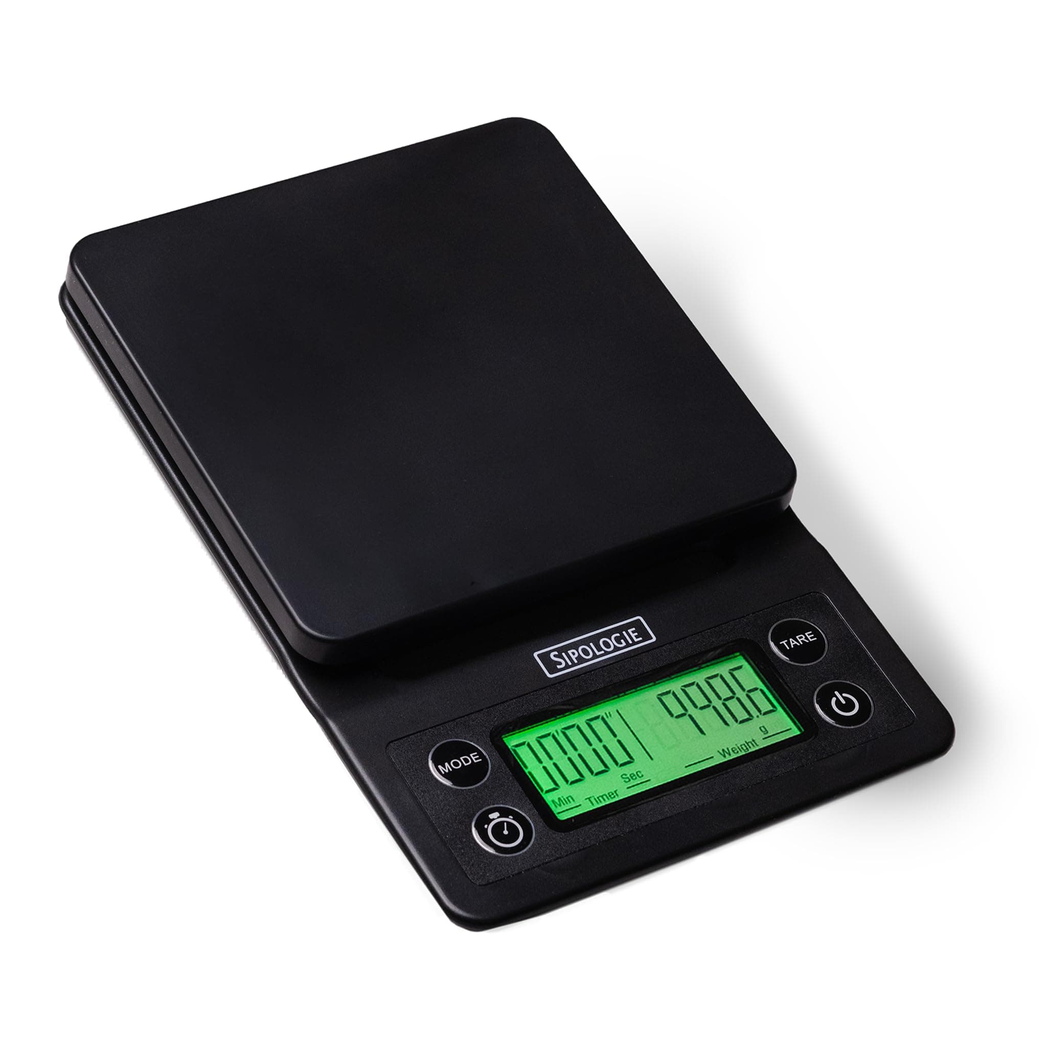 Precision Weigh Scale with Timer – Digital Coffee Scale for Accurate Brewing, 0.1g Precision, LCD Backlit Display, Ideal for Pour Over, Espresso, and Kitchen Use