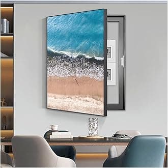 Electrical Panel Cover Decorative, Breaker Box Cover Decorative, Meter Box Decorative Painting, Wall Mounted Hide Fuse Box Cover Cabinet(I,40x60cm/16x24in)