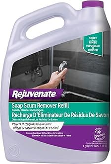 Scrub Free Soap Scum Remover Cleaning Formula - Spray and Rinse for Streak Free Finish on Glass, Ceramic Tile, Chrome, Plastic and More