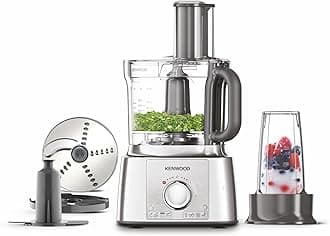 FDP65.180SI 2 in 1 Food Processor Multipro Express, Silver, 3 Litre Bowl
