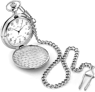 Silver Arabic Pocket Watch