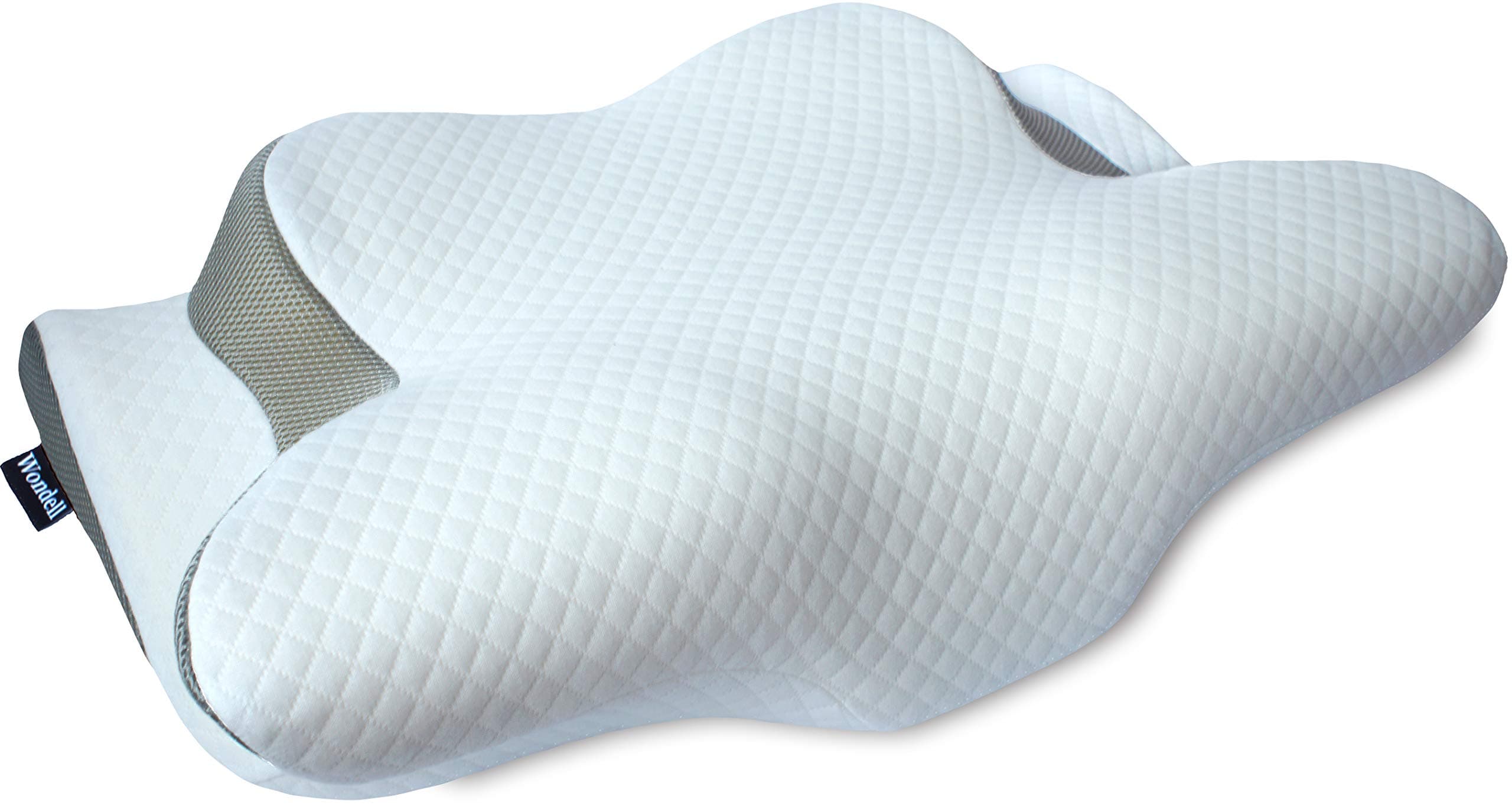 Cervical Pillow for Neck Support Contour Pillow Memory Foam Side Sleeper Pillow Ergonomic Cervical Pillows for Back Sleepers Posture Pillow for Spine Shoulder and Neck Pain Relief
