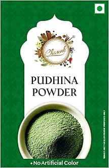 Chounk Natural Mint Powder Dry 100gm| Pudina Powder with No Added Flavors & No Preservatives | Dry Mint Leaves Powders
