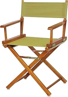 Casual Home 18" Director's Chair Honey Oak Frame with Olive Canvas
